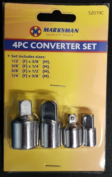 4pc socket converter set